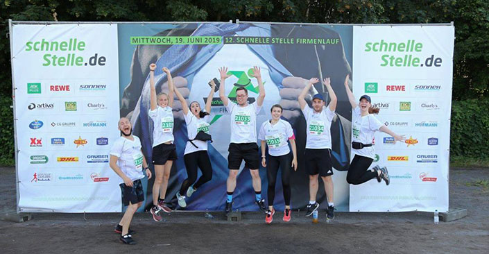 IT VISTA beim Firmenlauf Leipzig